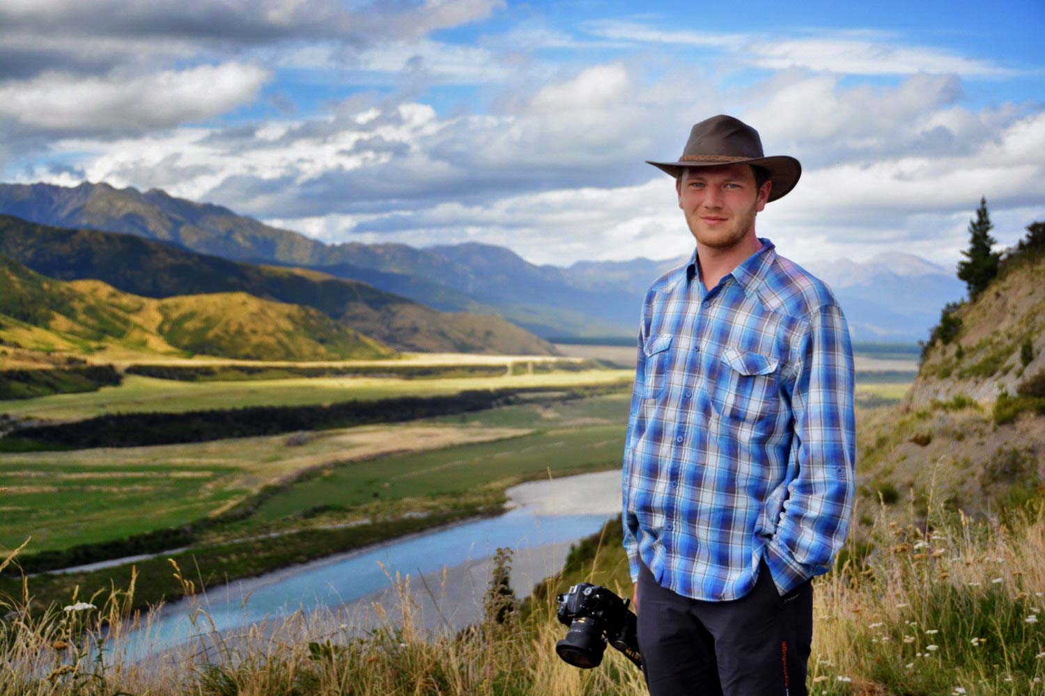 Alex in New Zealand while designing travel experiences